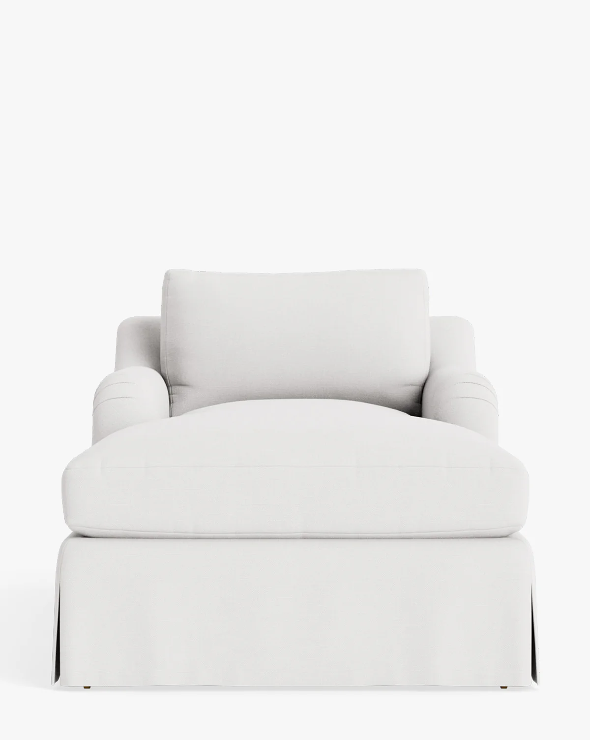 Lucille Skirted English Roll Arm Chaise Lounge - Image 12