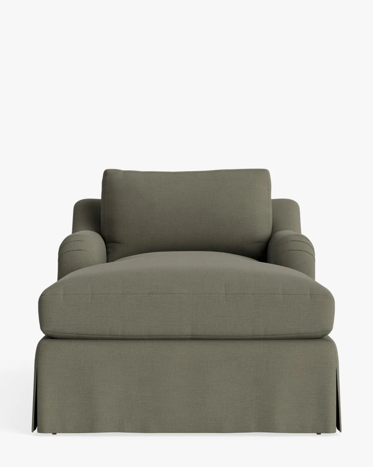 Lucille Skirted English Roll Arm Chaise Lounge - Image 13