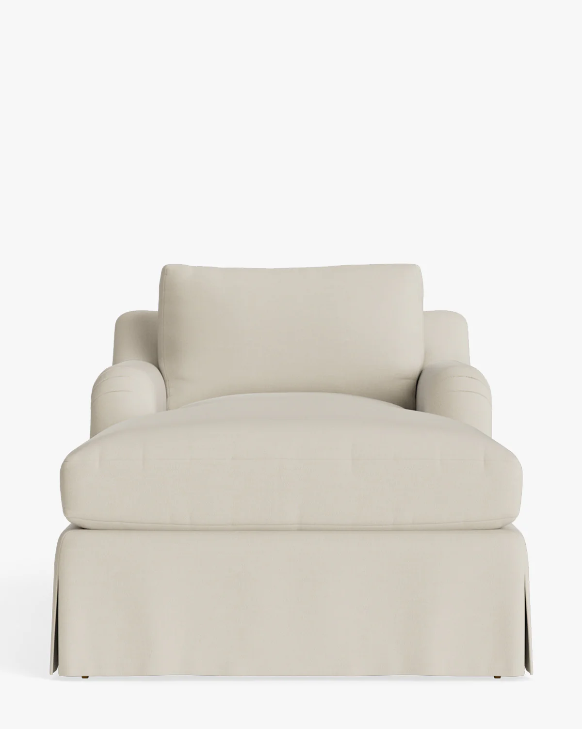 Lucille Skirted English Roll Arm Chaise Lounge - Image 15