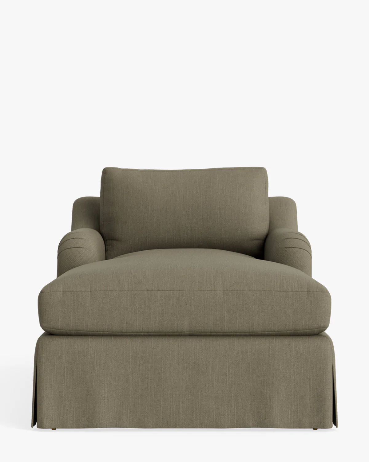 Lucille Skirted English Roll Arm Chaise Lounge - Image 17