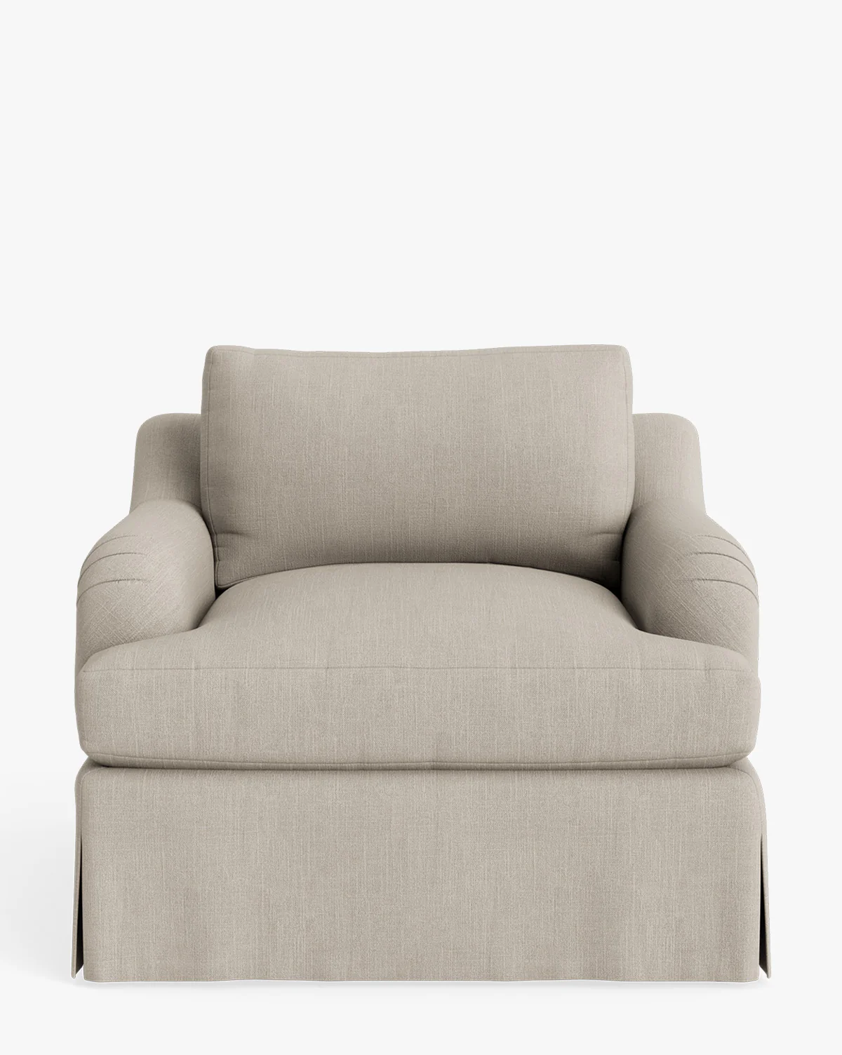 Lucille Skirted English Roll Arm Lounge Chair - Image 22