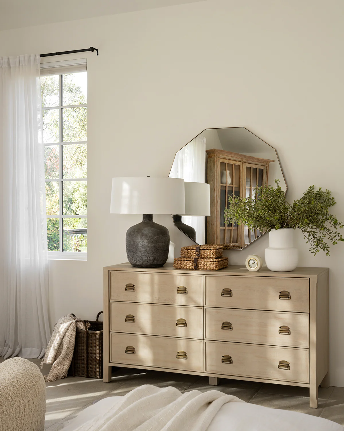 Mackenna White Oak Dresser - Image 4