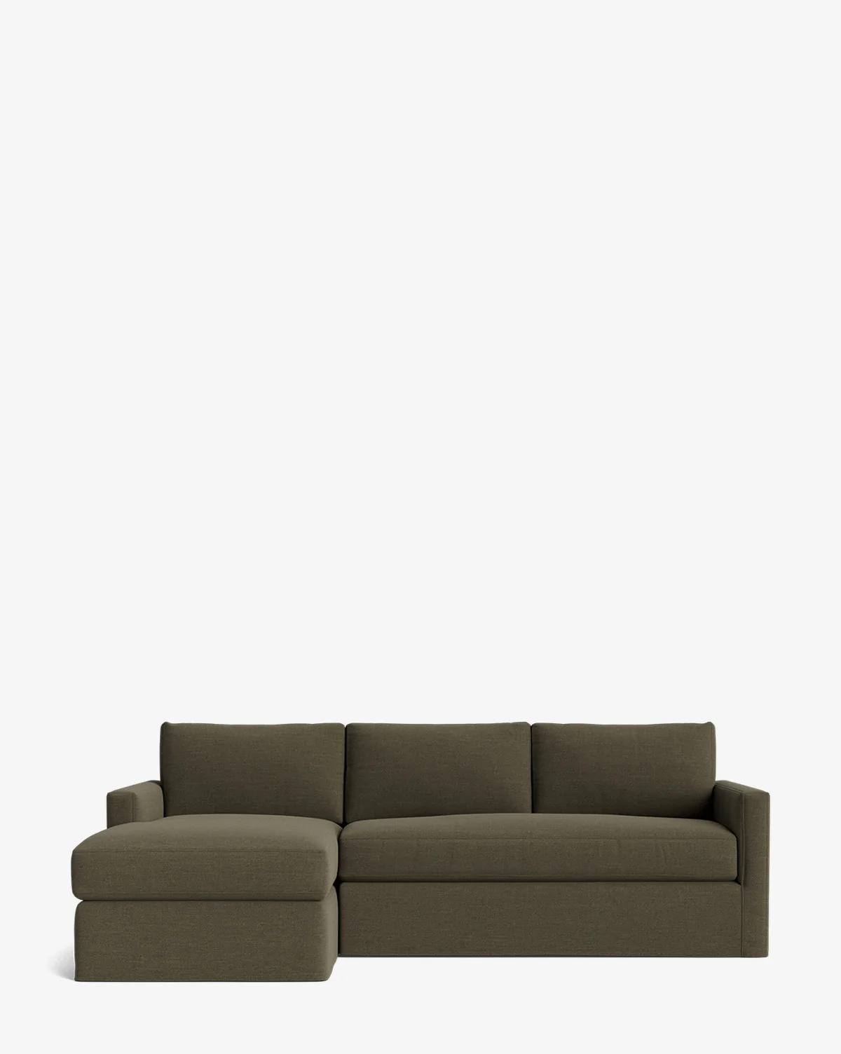 Macy Slipcover Chaise Sectional 101" - Image 12