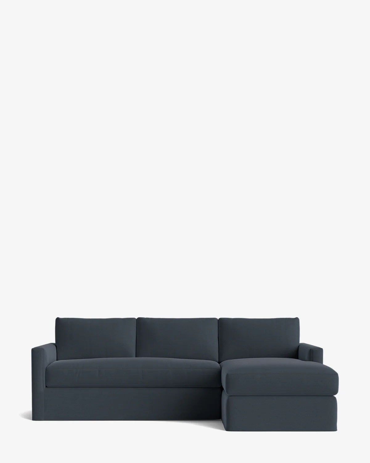 Macy Slipcover Chaise Sectional 101" - Image 28