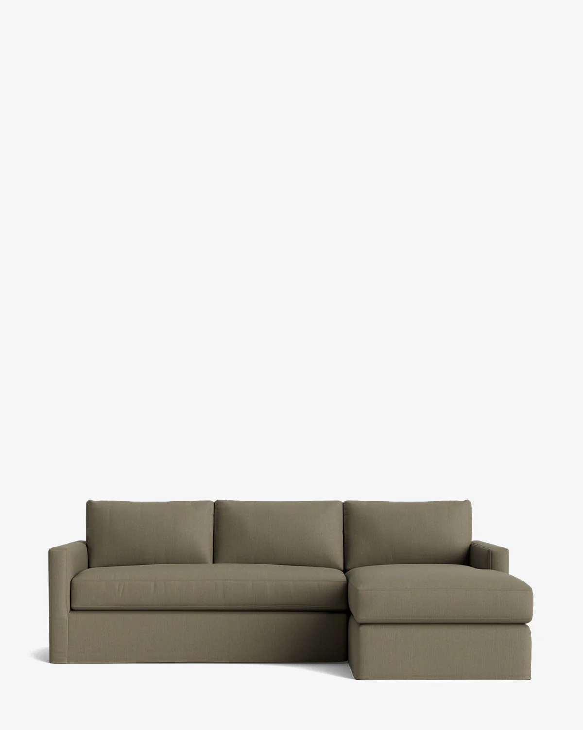 Macy Slipcover Chaise Sectional 101" - Image 35