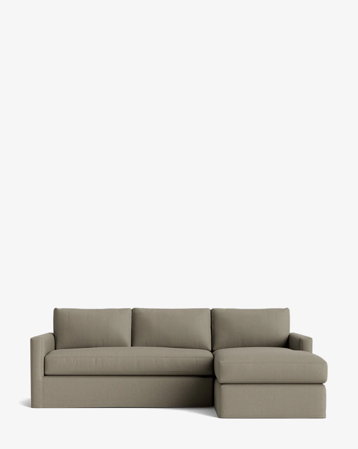 Macy Slipcover Chaise Sectional 101" - Image 40