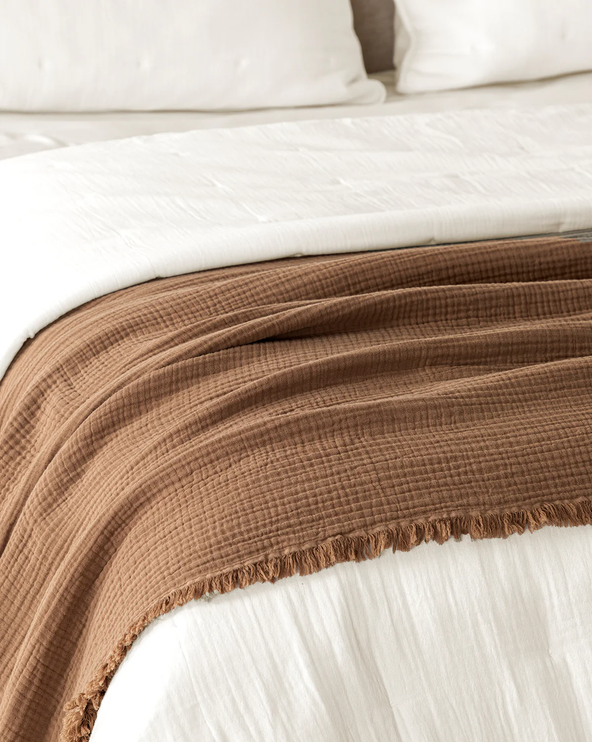 Marinella Oversized Waffle Throw - Image 4