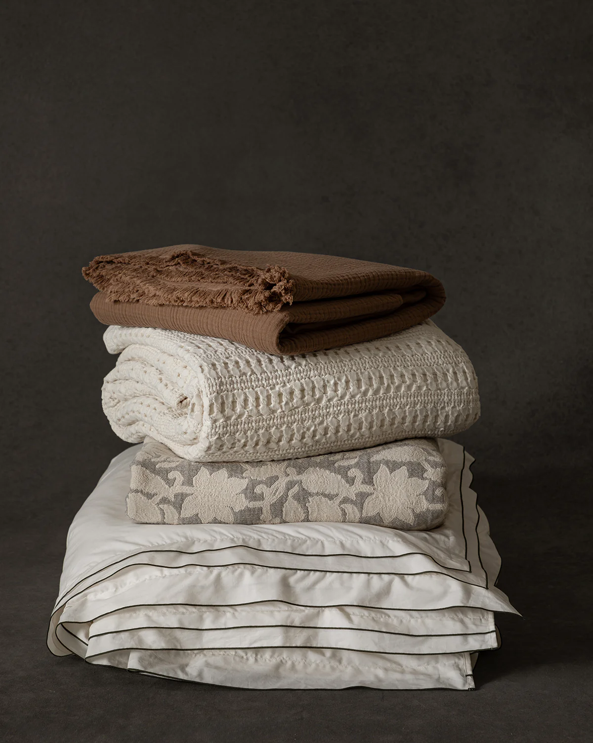 Marinella Oversized Waffle Throw - Image 6