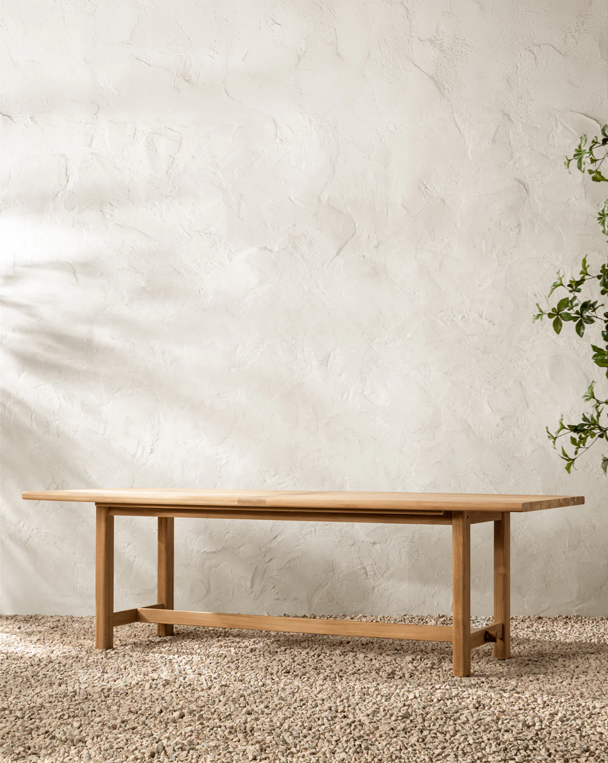 McCarthy Teak Outdoor Dining Table - Image 3