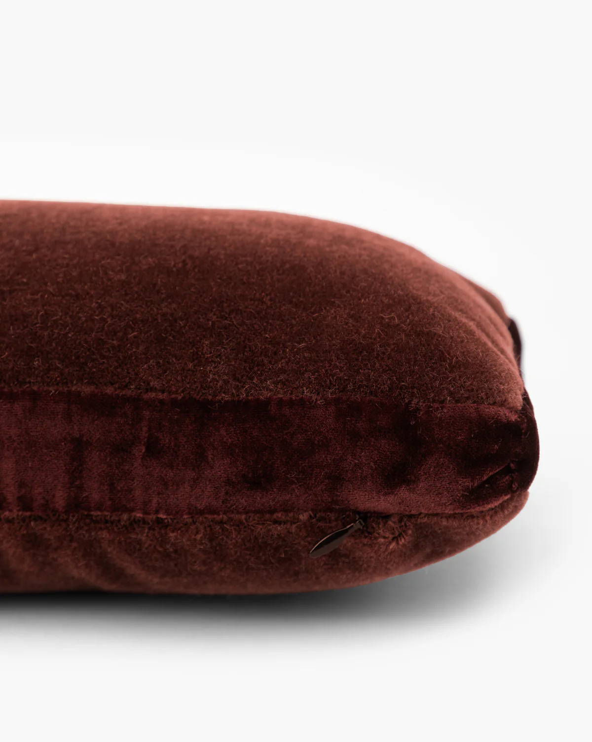 Mohair Pillow with Velvet Stripe - Image 5