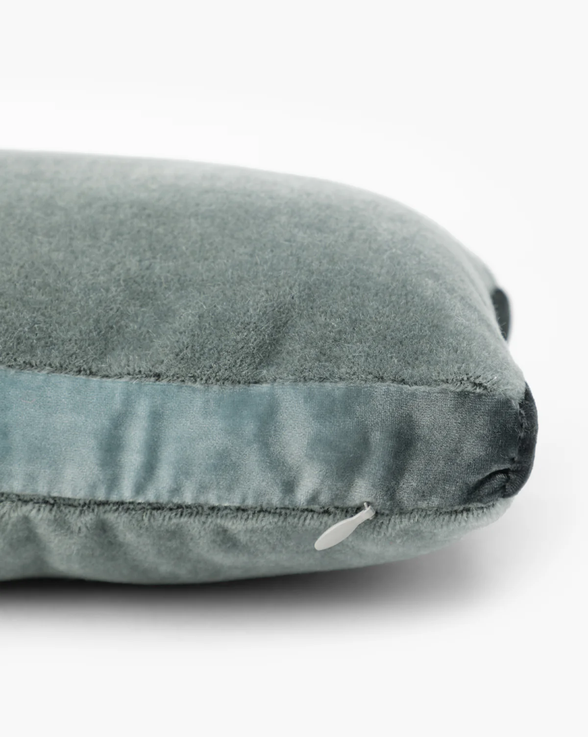 Mohair Pillow with Velvet Stripe - Image 7