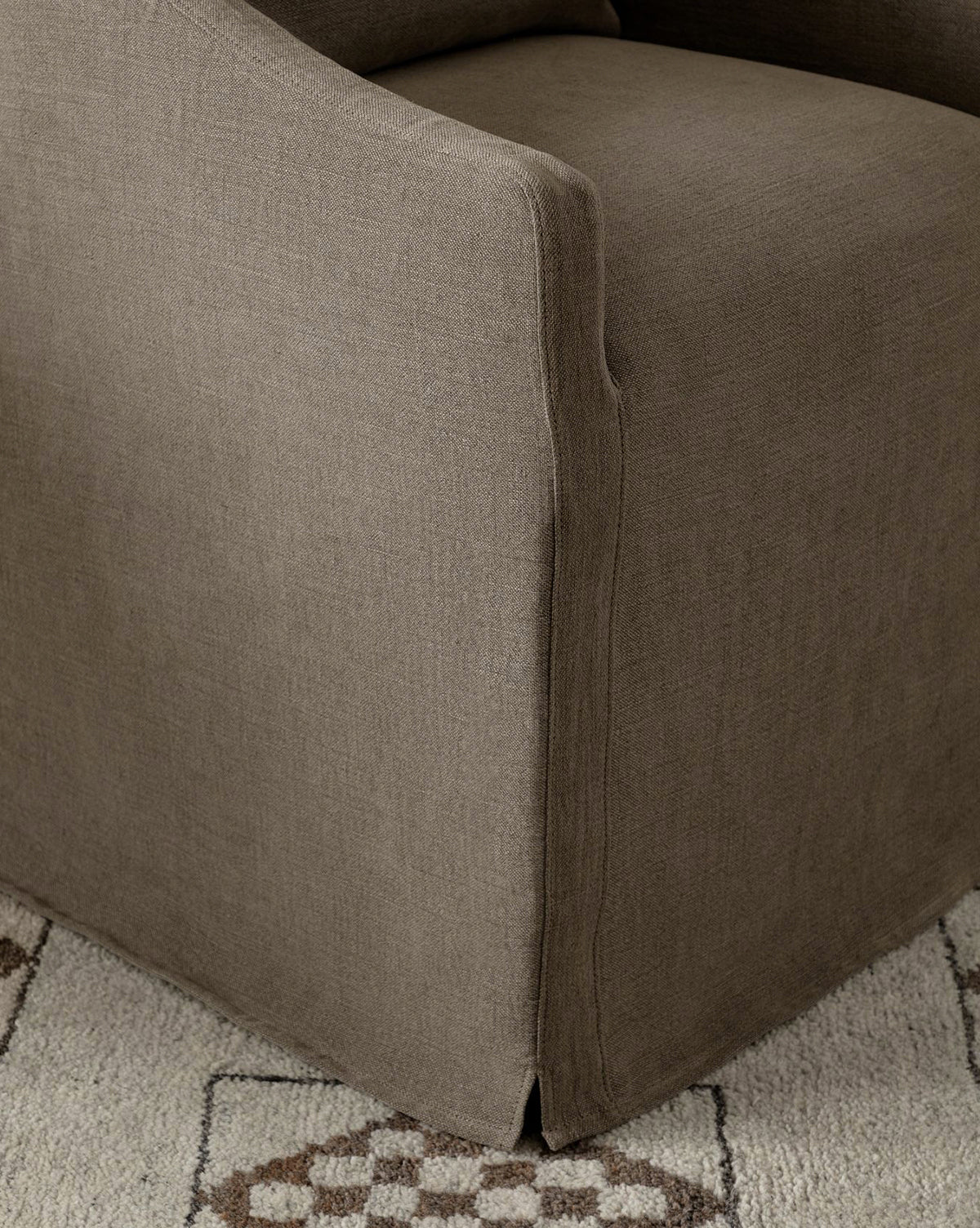 Olivier Slipcover Dining Arm Chair - Image 7