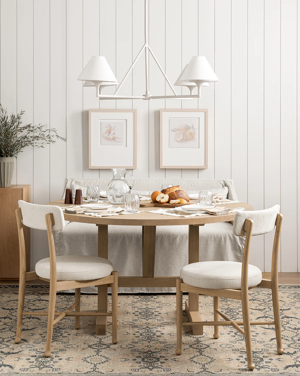 Olivier Slipcover Dining Bench - Image 5