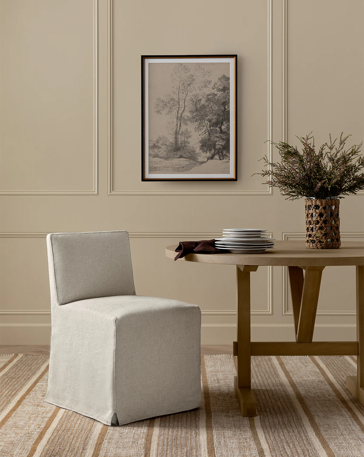 Olivier Slipcover Dining Chair - Image 3