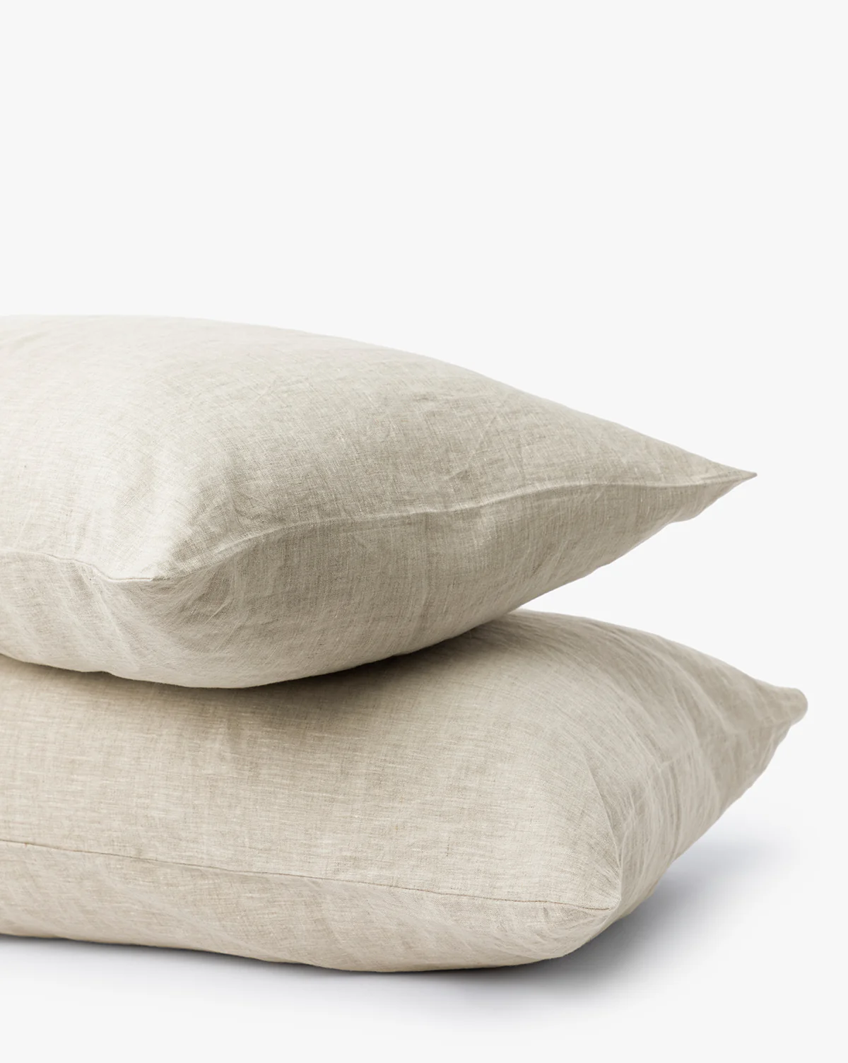 Penelope Beige Linen Shams (Set of 2) - Image 2