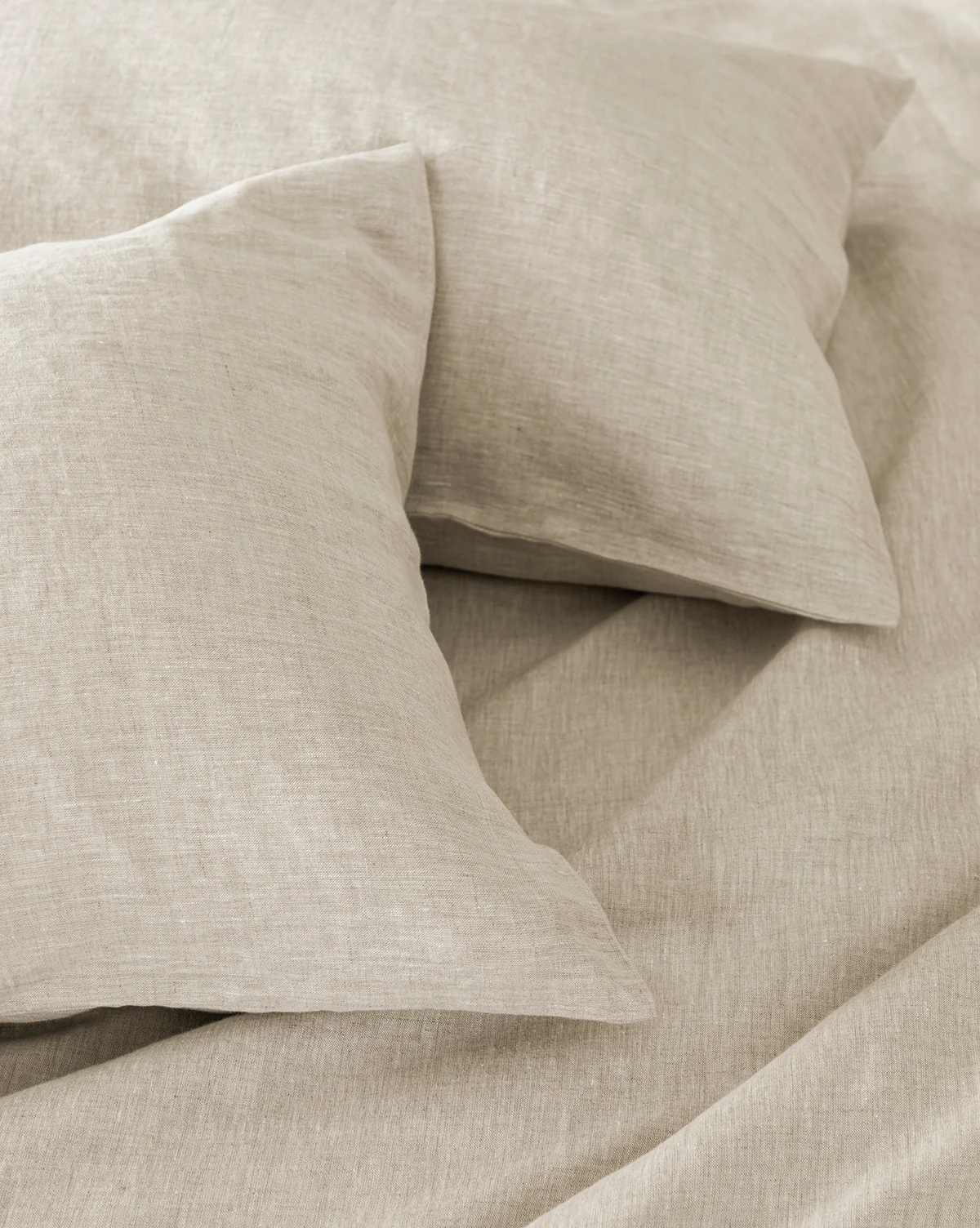Penelope Beige Linen Shams (Set of 2) - Image 3