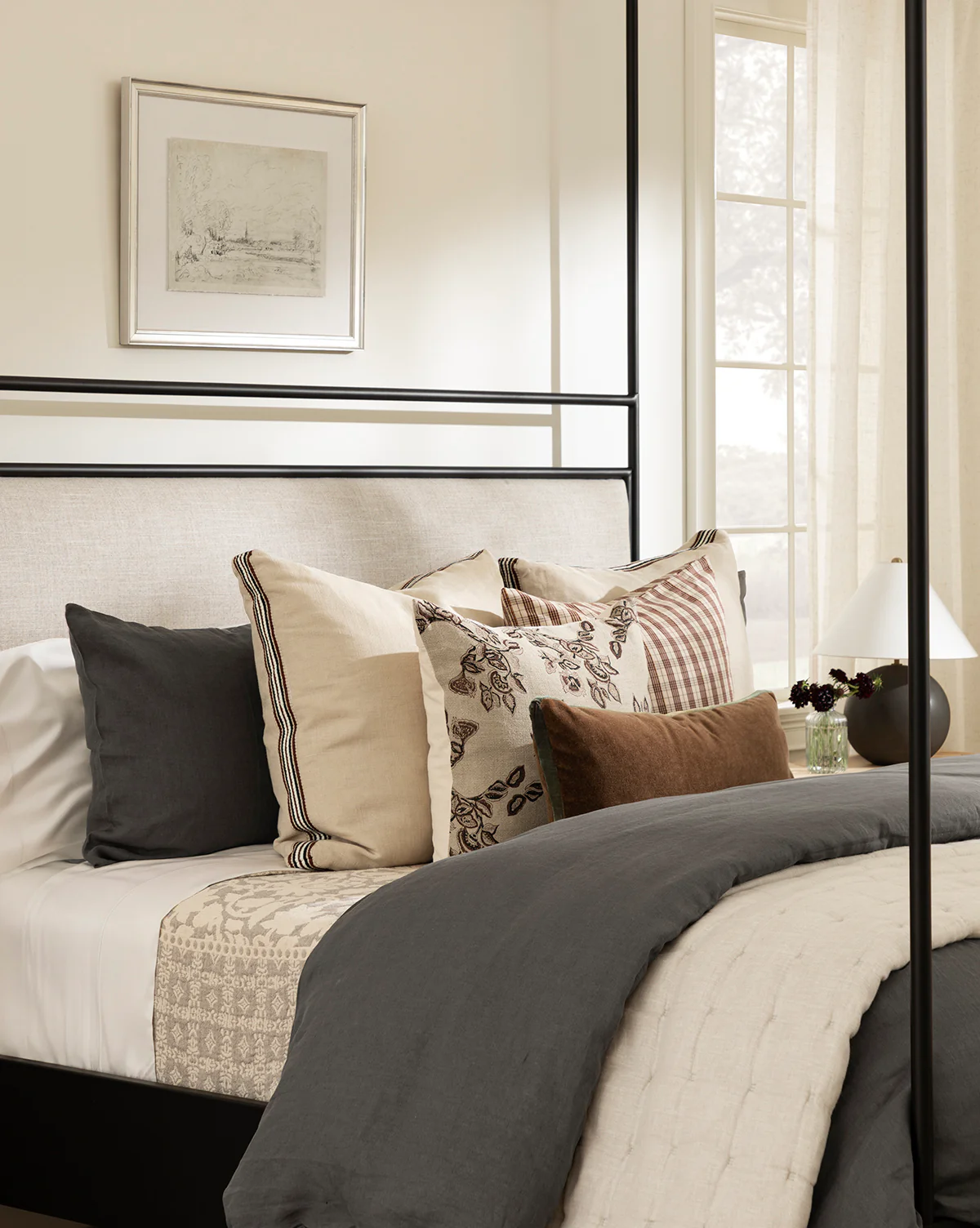 Penelope Gray Linen Shams (Set of 2) - Image 4