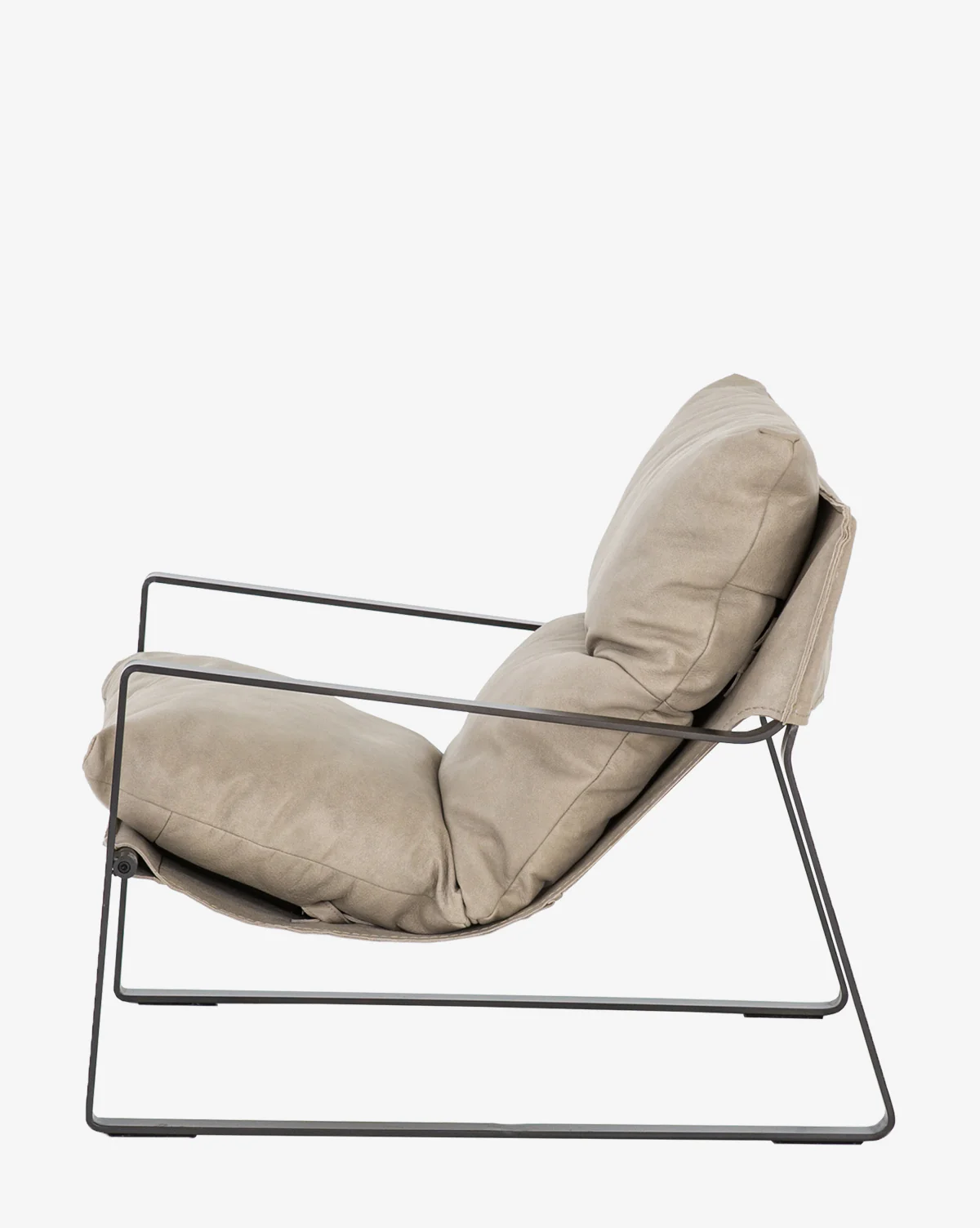 Peyton Leather Sling Chair - Image 10