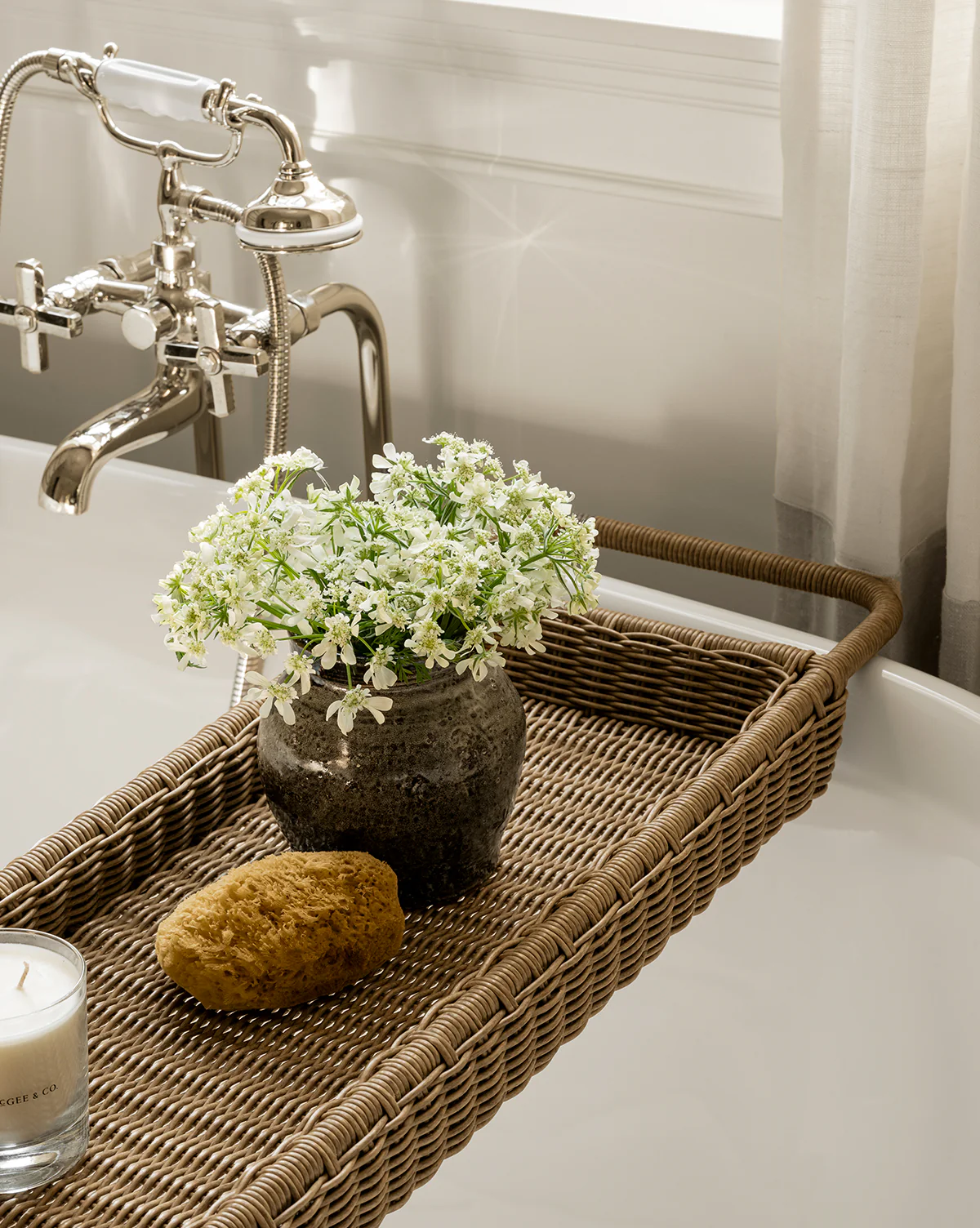 Pickens Rattan Bath Caddy - Image 3