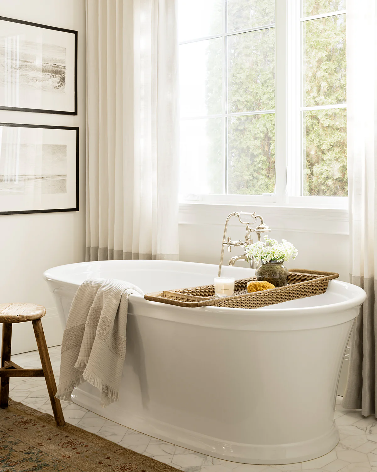 Pickens Rattan Bath Caddy - Image 4