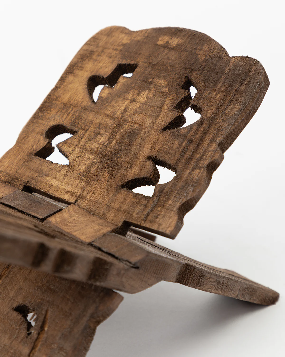 Reclaimed Wood Book Stand - Image 5
