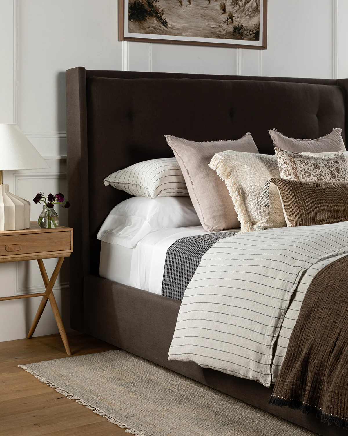 Ria Bed Tall Headboard - Image 4