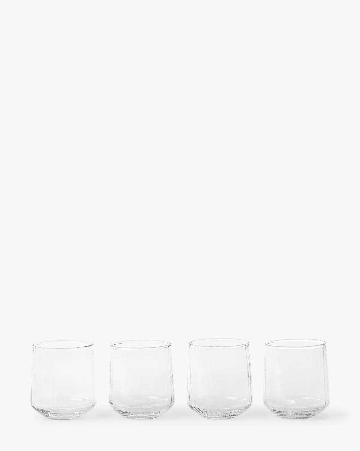 Ribbed Short Drinking Glasses (Set of 4) - Image 2