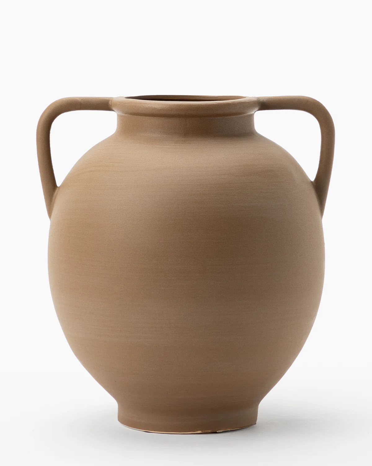Rounded Dual Handled Vase - Image 2