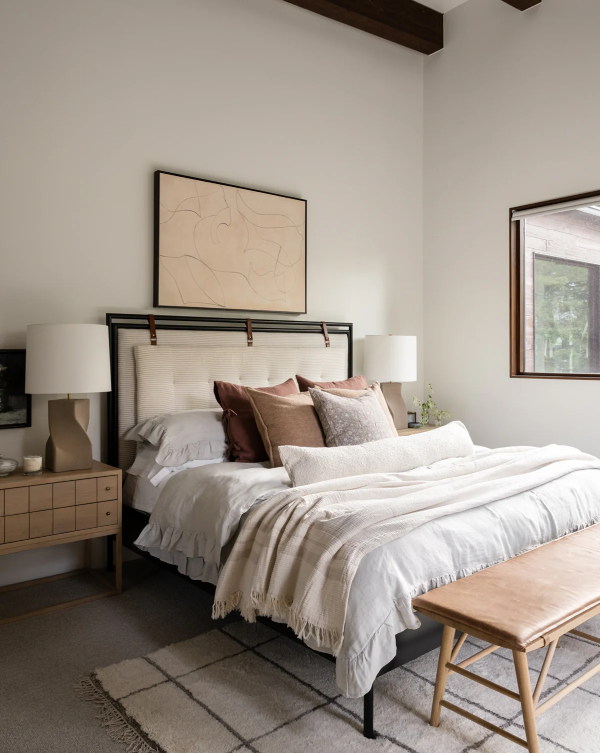 Ruffle Linen Duvet Cover - Image 4