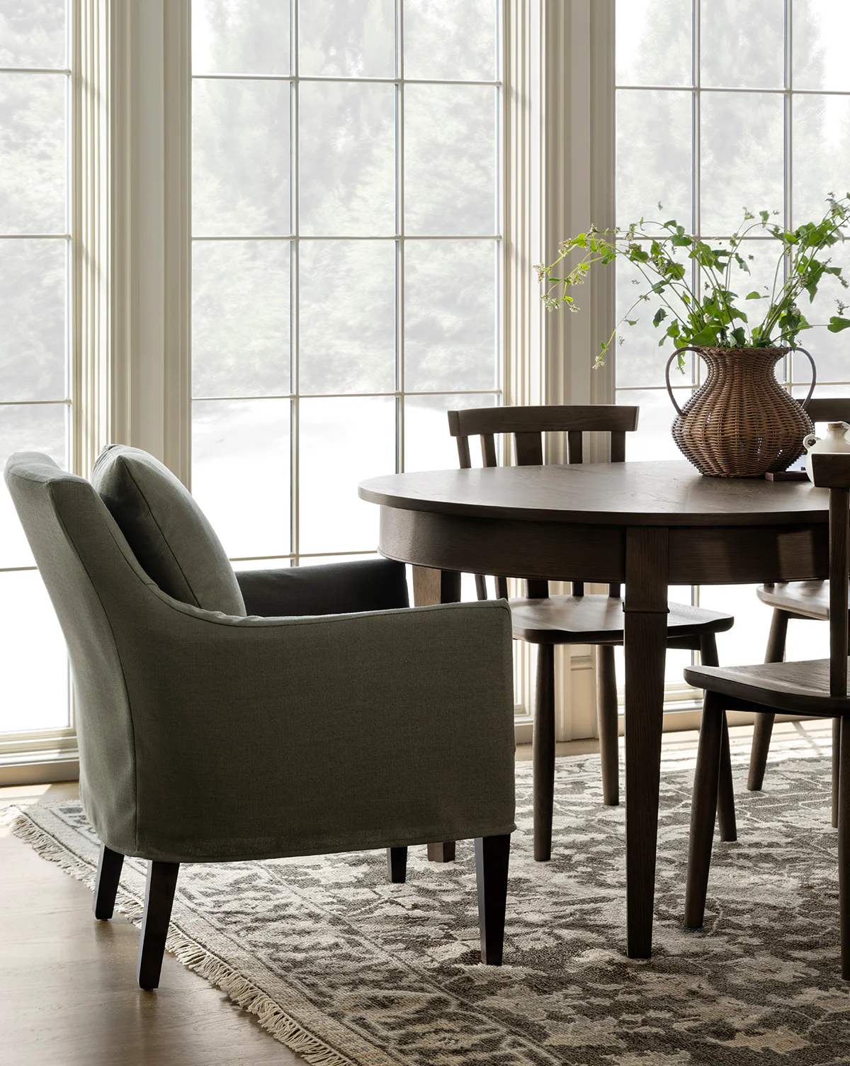 Sascha Slipcover Dining Chair - Image 3