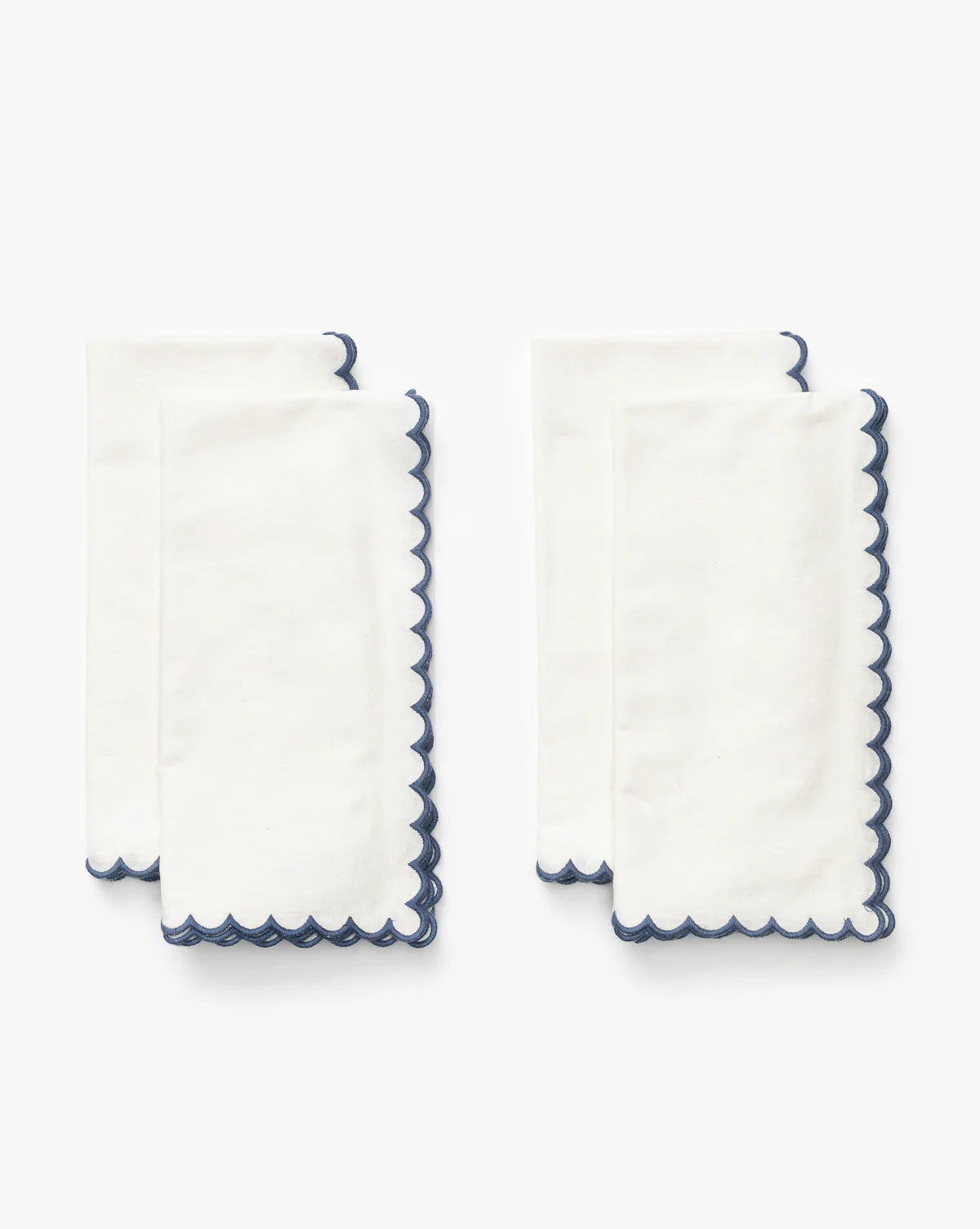 Scallop Border Napkins (Set of 4) - Image 4