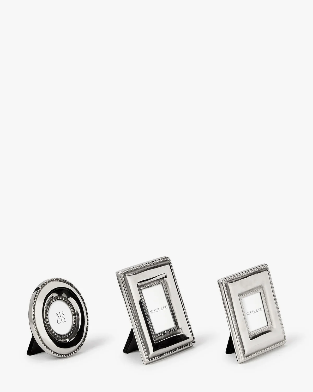 Silver Bead Mini Frames (Set of 3) - Image 2