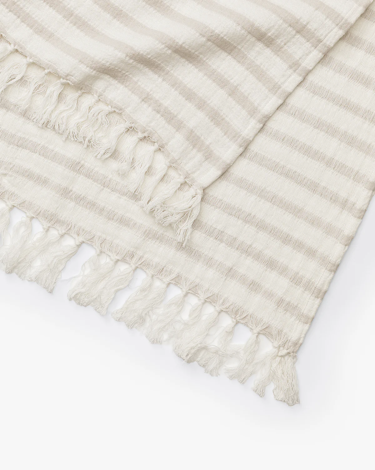 Striped Cotton Throw - Image 3