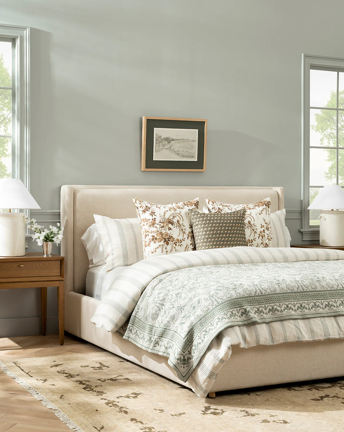 The Heritage Garden Bedding Look