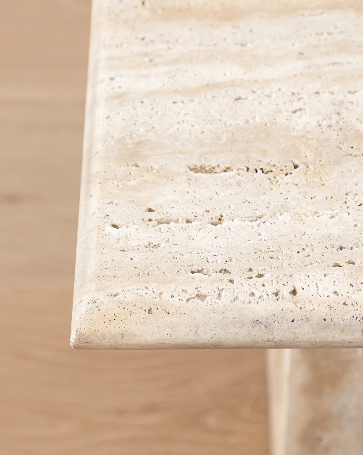 Travertine Side Table - Image 5