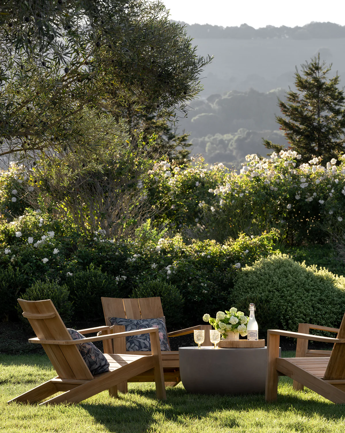 Triby Teak Outdoor Lounge Chair - Image 4
