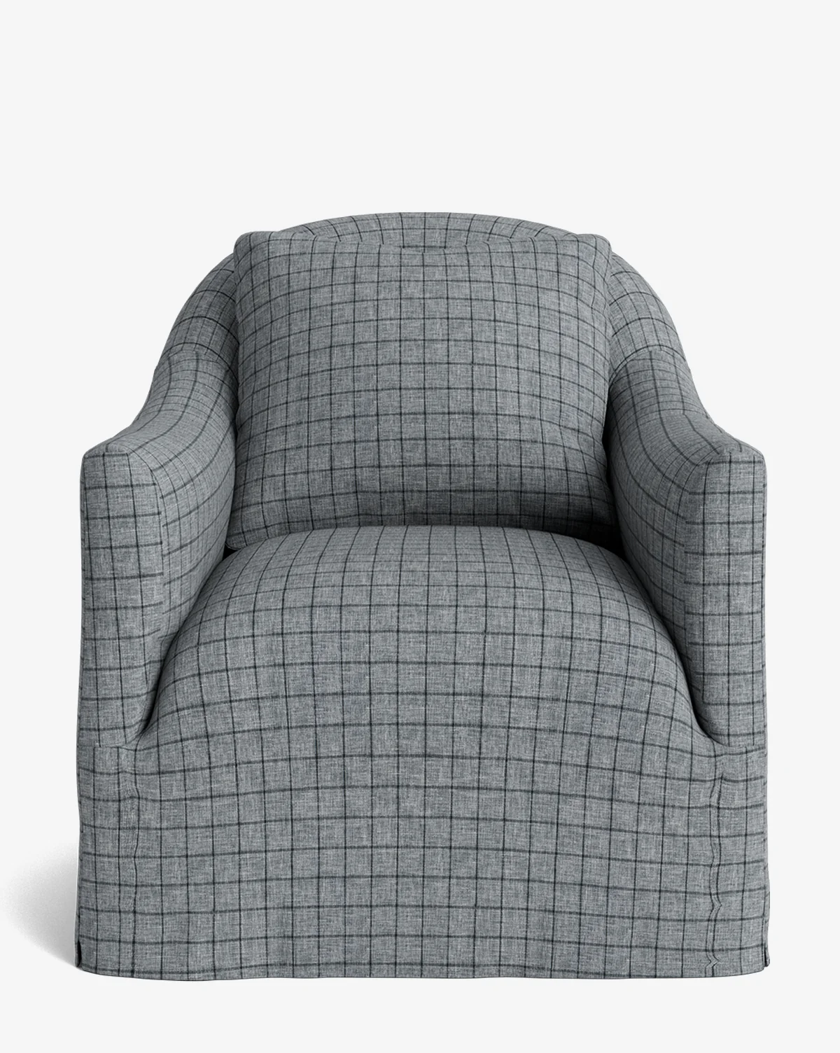 Trudeaux Slipcover Swivel Chair - Image 10