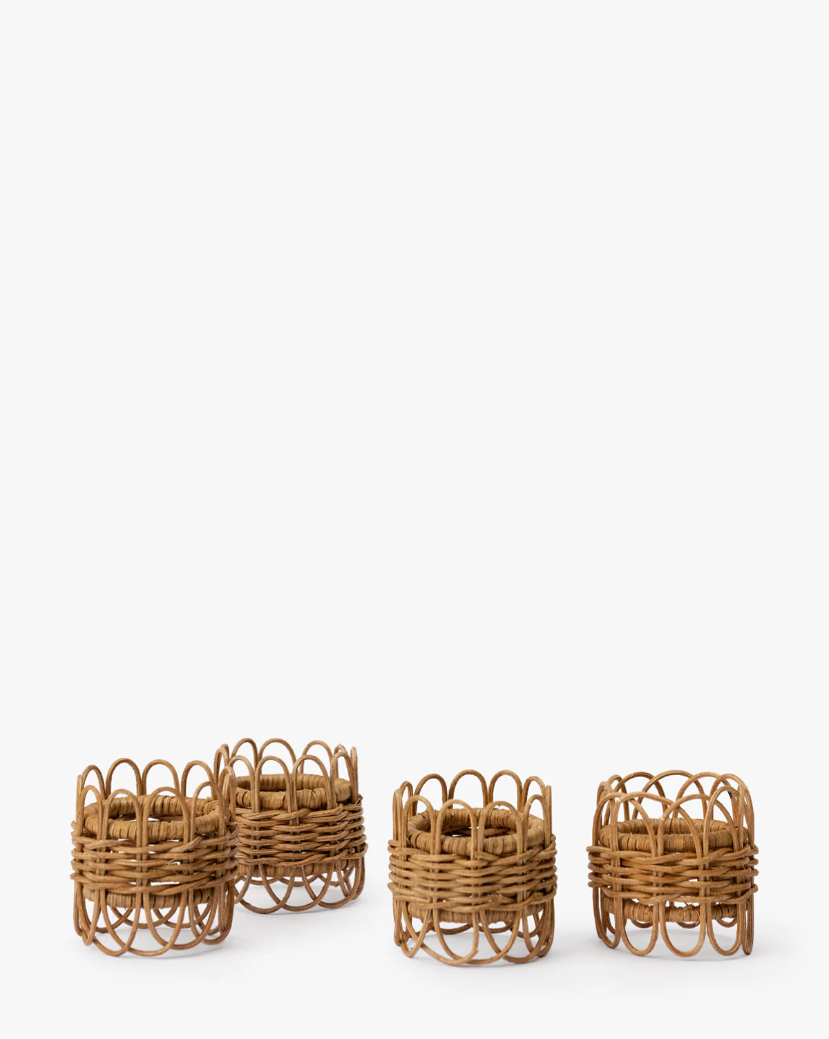 Twisted Rattan Napkin Rings (Set of 4) - Image 3