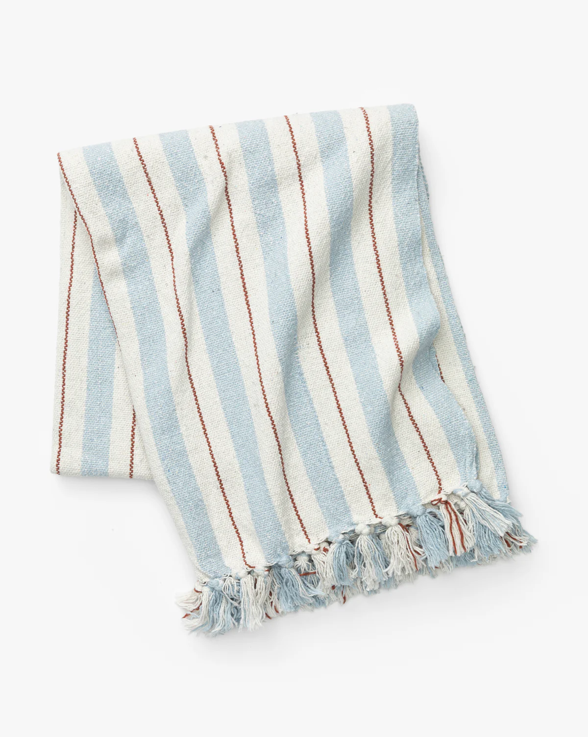 Two-tone Striped Cotton Throw - Image 3